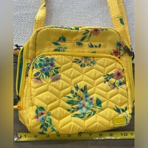 Lug Yellow Floral Quilted Backpack